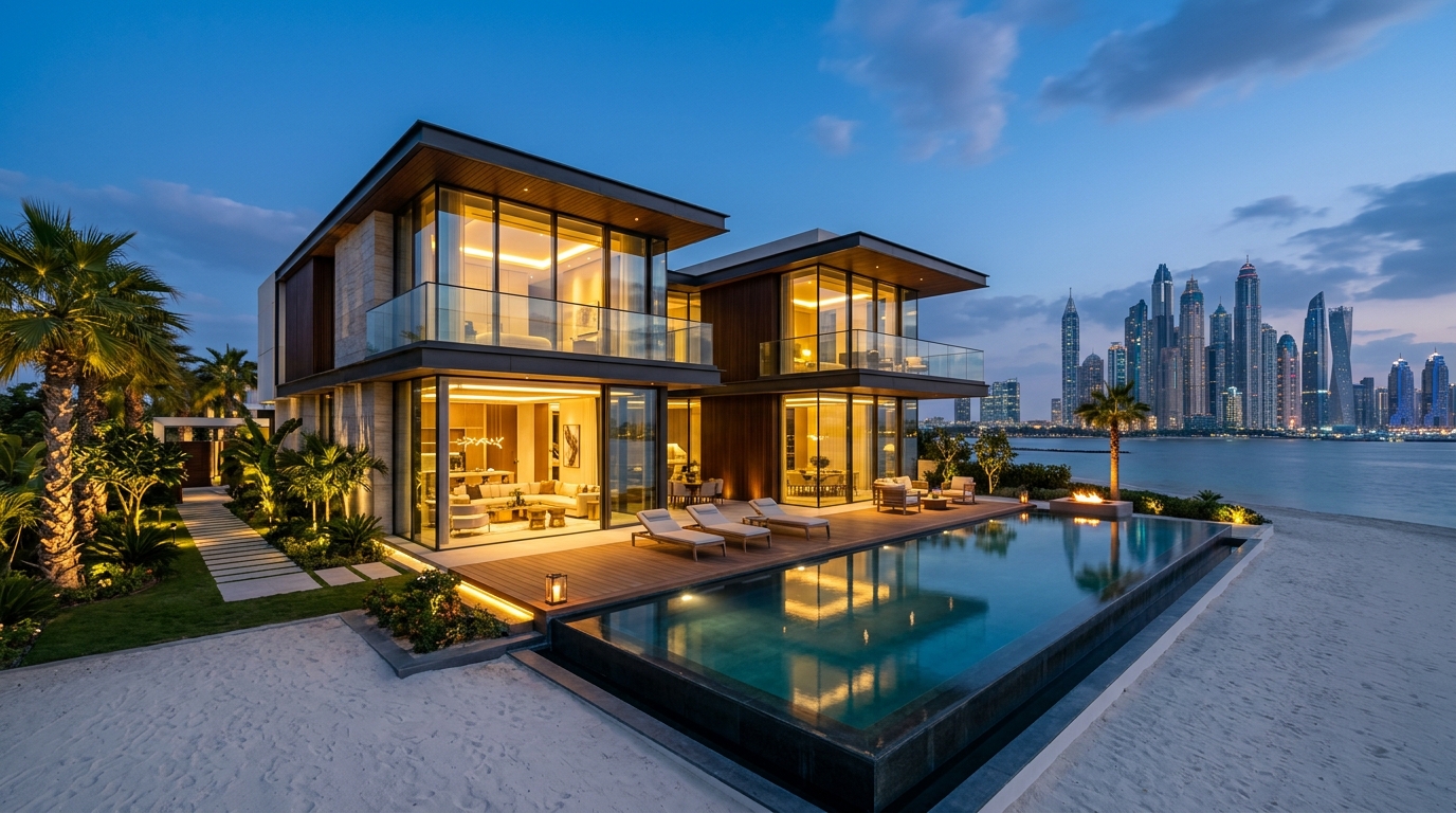 Dubai Ultra Prime Beachfront Villa Real Estate Market
