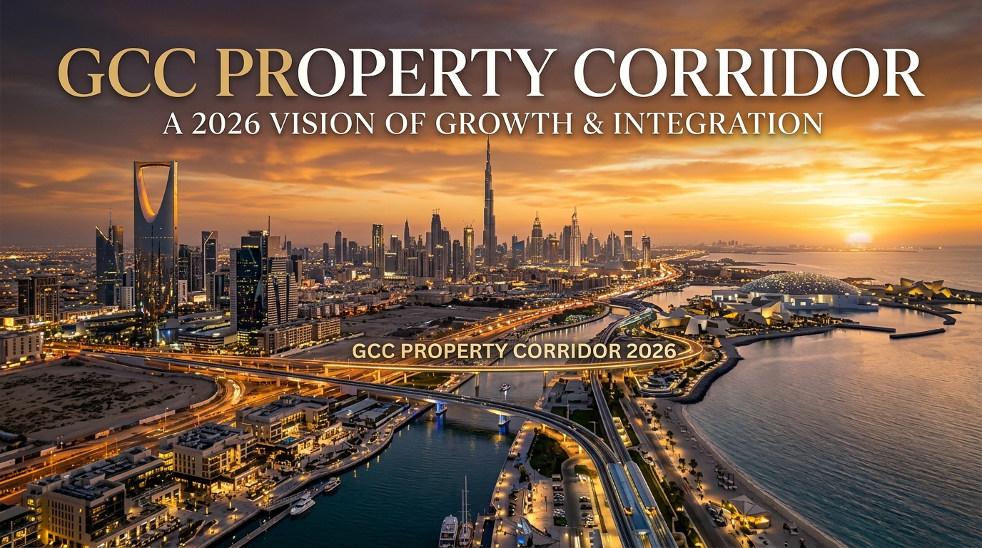 Regional GCC skyline imagery representing Qatar's weekly real estate market data