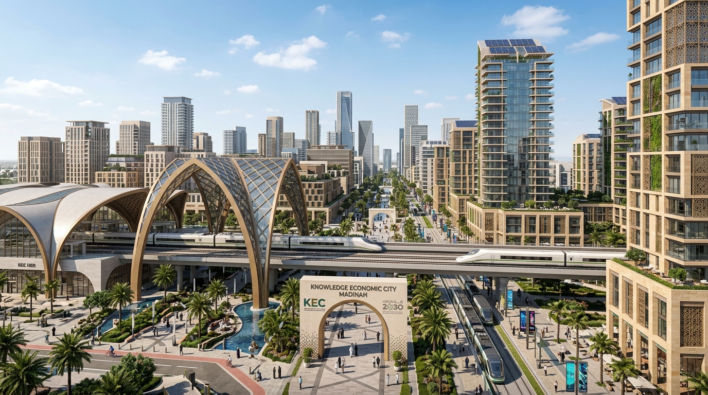 Riyadh urban development skyline representing large-scale Saudi mixed-use real estate projects